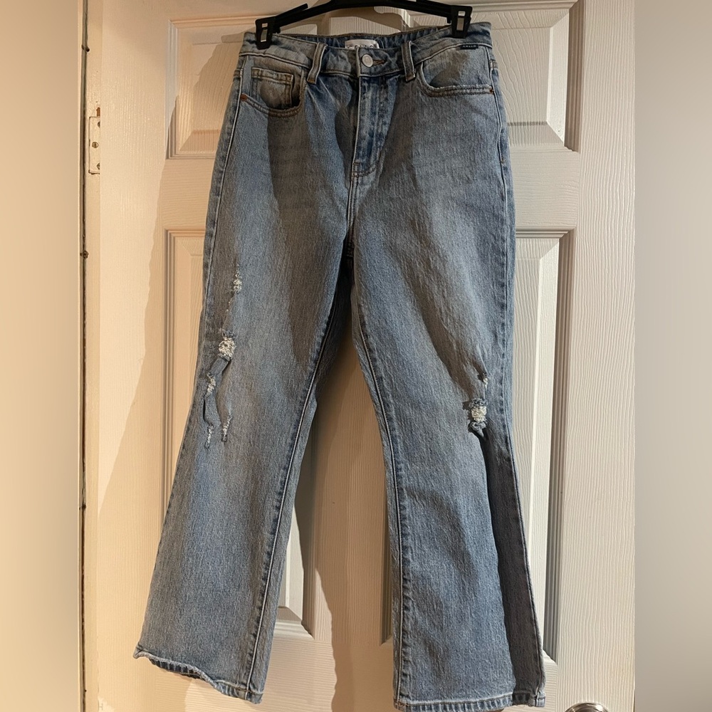 Cello Classic Blue Distressed Women's Jeans